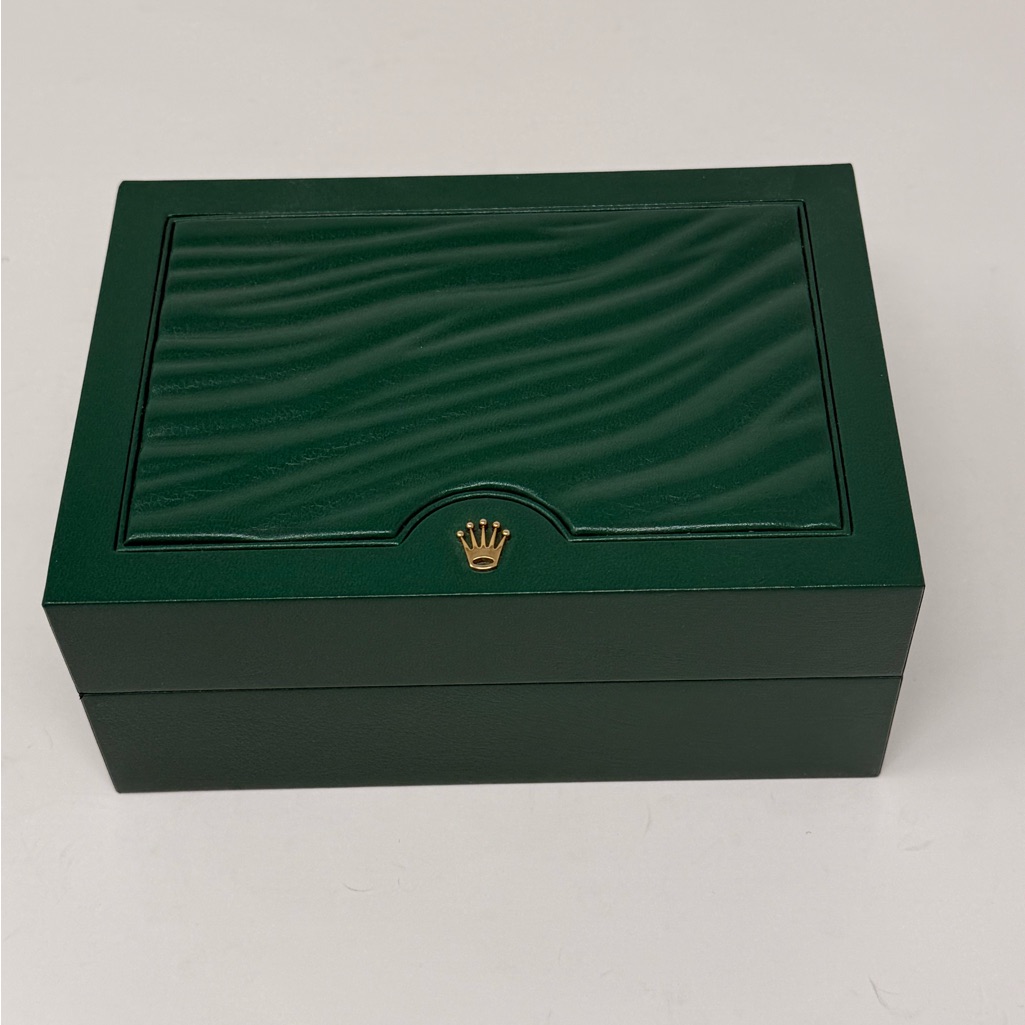 Authentic Rolex Green Watch Box Set Pristine Complete W Manual  Tag
